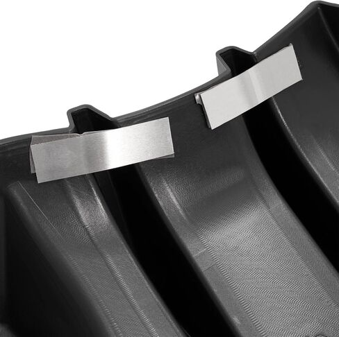 HECASA Rear Diffuser Bumper Lip Compatible with 2009-2020 Nissan 370Z Z34 Coupe 2Door Model Shark Fin Style Rear Bumper Spoiler Valance Chin ABS Plastic Carbon Fiber Color in Saudi Arabia