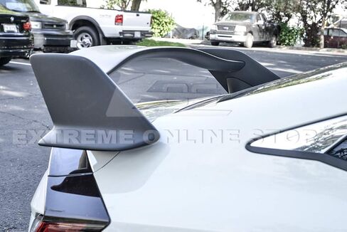 بديل لسيارة هوندا سيفيك كوبيه FC3 FC4 2016-2020 | JDM Type-R Style ABS بلاستيك برايمر أسود خلفي غطاء صندوق السيارة جناح سبويلر in Saudi Arabia