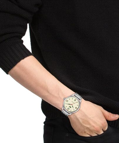 Lacoste Lisbon Men's 3H Quartz Watch, Stainless Steel, Water Resistant Up to 5ATM/50 Meters - Modern Design for Him - 42mm in Saudi Arabia