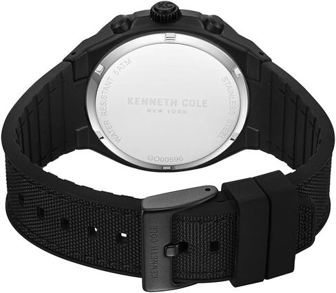 Kenneth Cole New York Men's Chronograph Watch – Stainless Steel Bracelet, Bold Hour Markers, Sophisticated Design in Saudi Arabia