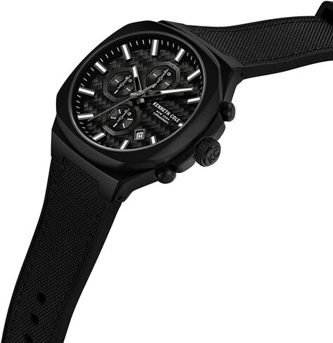 Kenneth Cole New York Men's Chronograph Watch – Stainless Steel Bracelet, Bold Hour Markers, Sophisticated Design in Saudi Arabia