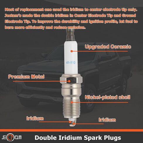 Ignition Coil Pack, Ignition Wire with Spark Plugs and Coil Packs kit Compatible with Buick Cadillac Avalanche Camaro Silverado Suburban GMC M8-48322 UF413 12611424 41-110 in Saudi Arabia