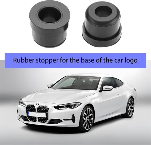 12Pcs Bonnet Boot Grommets Badge Stopper 51141807495 Compatible with BMW for 82mm 74mm Anti-Drop Soft Rubber Pad Stopper Compatible with E90 E91 E92 X5 in Saudi Arabia