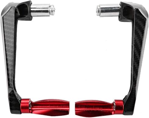 Motorcycle Clutch Lever, 7/8inch Universal 22MM CNC Handlebar Protector Brake Clutch Protector Aluminum Alloy Motorcycle Lever Guard (Red) in Saudi Arabia