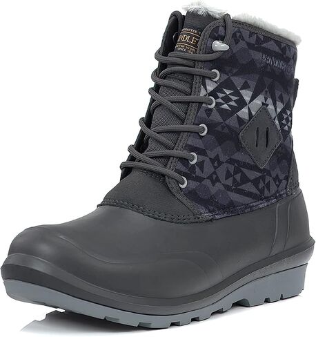 PENDLETON Women's Lace-up Shell Shearling Lined Winter Snow Boot, Suede Sheepskin Non-Skid Ice Anti-Slip in Saudi Arabia