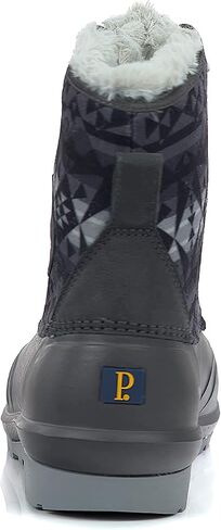 PENDLETON Women's Lace-up Shell Shearling Lined Winter Snow Boot, Suede Sheepskin Non-Skid Ice Anti-Slip in Saudi Arabia