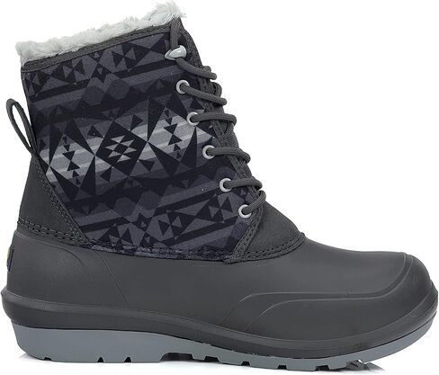 PENDLETON Women's Lace-up Shell Shearling Lined Winter Snow Boot, Suede Sheepskin Non-Skid Ice Anti-Slip in Saudi Arabia