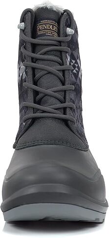 PENDLETON Women's Lace-up Shell Shearling Lined Winter Snow Boot, Suede Sheepskin Non-Skid Ice Anti-Slip in Saudi Arabia