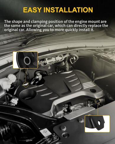 OCPTY 3 قطع حامل محرك المحرك ودعامة عزم الدوران متوافق مع Hyundai Sonata 2006-2008، Azera 2006-2008، 3.3L 3.8L # 219103L060، 219103K050 in Saudi Arabia