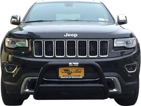 VANGUARD VGUBG-1183BK-RLED Black Powdercoat Bull Bar 4.5in Round LED Kit | Compatible with 11-22 Dodge Durango / 11-22 Jeep Grand Cherokee in Saudi Arabia
