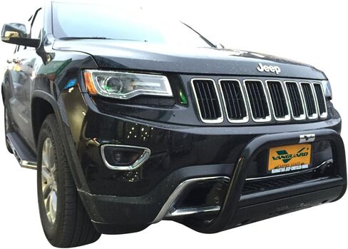 VANGUARD VGUBG-1183BK-RLED Black Powdercoat Bull Bar 4.5in Round LED Kit | Compatible with 11-22 Dodge Durango / 11-22 Jeep Grand Cherokee in Saudi Arabia