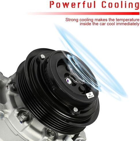 cciyu AC Compressor 2012-2014 for Chevrolet Equinox 2.4L AC Compressor for Car in Saudi Arabia