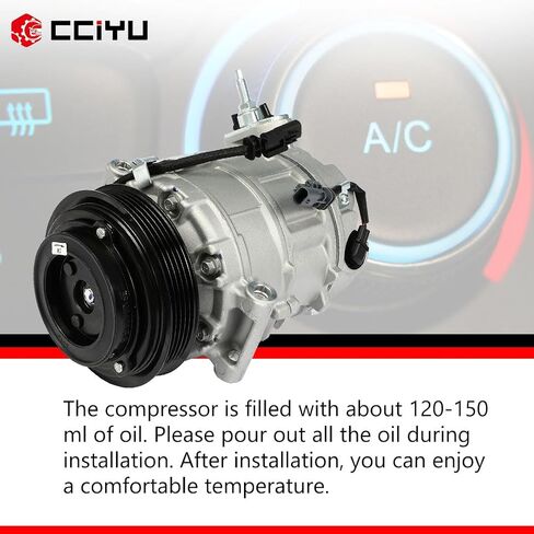 cciyu AC Compressor 2012-2014 for Chevrolet Equinox 2.4L AC Compressor for Car in Saudi Arabia