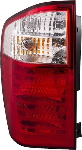 HEADLIGHTSDEPOT Left Driver Side Tail Light Compatible With 06-11 Kia Sedona CAPA Certified in Saudi Arabia