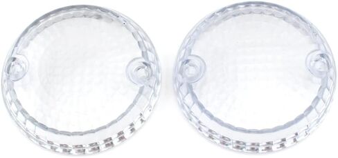 FSFY Turn Signal Light Lens Cover Clear Indicator Covers Replacement Bezels 2 Pcs for Kawasaki Vulcan 1500 Classic Mean Streak 1600 750 800 900 Clear in Saudi Arabia