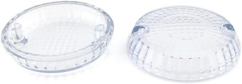 FSFY Turn Signal Light Lens Cover Clear Indicator Covers Replacement Bezels 2 Pcs for Kawasaki Vulcan 1500 Classic Mean Streak 1600 750 800 900 Clear in Saudi Arabia