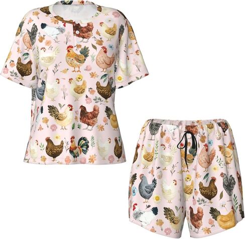Pajamas Set For Women Short Sleeve T-Shirts Shorts Jumpsuit Sleepwear Nightwear Home Summer Pajamas Suit in Saudi Arabia