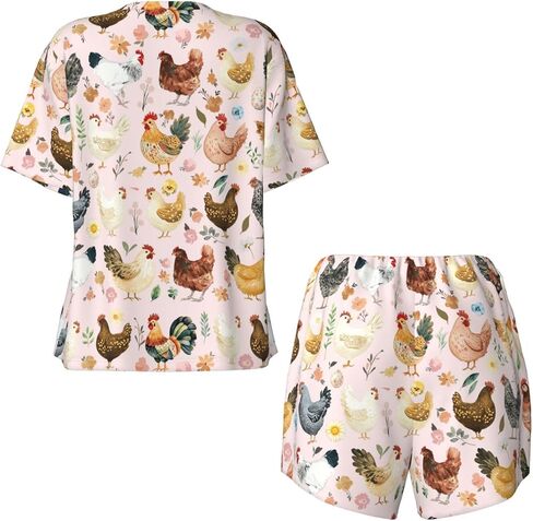 Pajamas Set For Women Short Sleeve T-Shirts Shorts Jumpsuit Sleepwear Nightwear Home Summer Pajamas Suit in Saudi Arabia