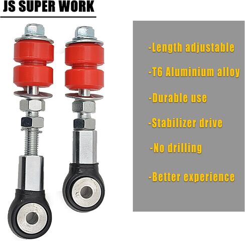 Adjustable Front Adjustable Extended Sway Bar End Links Fit for LAND CRUISER 100 Series，Suspension Stabilizer Links in Saudi Arabia