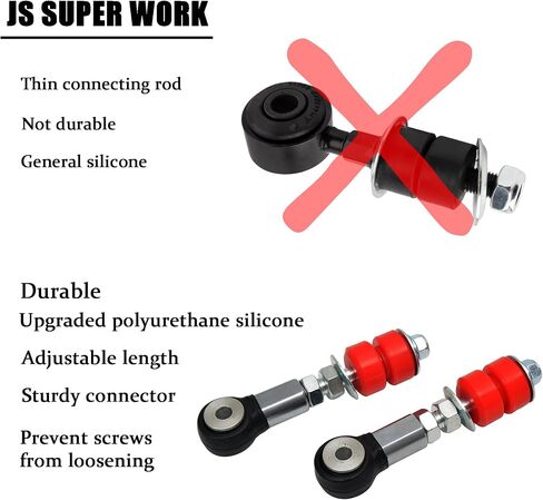 Adjustable Front Adjustable Extended Sway Bar End Links Fit for LAND CRUISER 100 Series，Suspension Stabilizer Links in Saudi Arabia