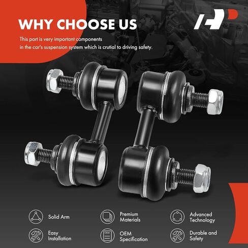 A-Premium 2 × وصلات قضيب تثبيت أمامية Sway Bar، متوافقة مع Toyota Celica 1988-1993 in Saudi Arabia