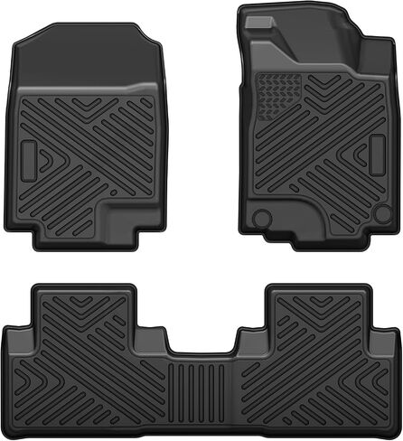 سجادات أرضية ملائمة حسب الطلب متوافقة مع CR-V 2012-2016، بطانات أرضية سيارة CRV سوداء مناسبة لجميع الأحوال الجوية، مجموعة الصف الأمامي والخلفي in Kuwait