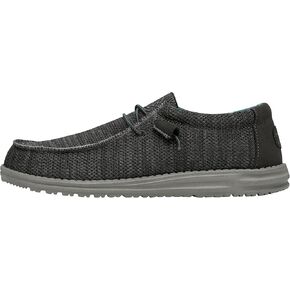 Hey Dude Men's Wally Sox | Men’s Shoes | Men's Lace Up Loafers | Comfortable & Light-Weight