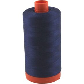 Aurifil Thread 2784 Dark Navy Cotton Mako 50wt Large Spool 1300m