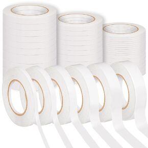 14 Rolls Double Sided Tape for Crafts Scrapbooking Multi-Purpose and Multi-Size Tape for Arts, Photography, Gift Boxes, Card Making, Paper Backing, Office Supplies(3mm/5mm/8mm/10mm/12mm/15mm/18mm)