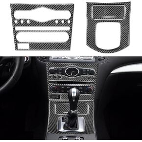 ​NVCNX Real Premium Carbon Fiber Car Steering Wheel Panel Cover Sticker Interior Trim Kit Compatible with Infiniti G35 2007-08, for G37 2008-13, for G25 2011-12, for Q60 14-15 Accessories Black 8PCs