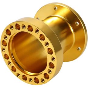 3inch Universal Car Aluminium Steering Wheel Hub Spacer Steering Adapter Kit (Black)