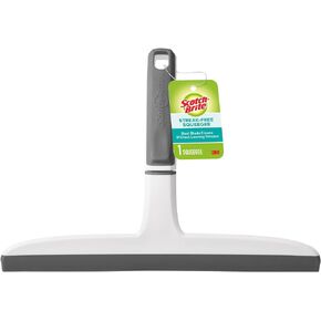 Scotch-Brite, All-Purpose 10 Inch Dual Blade Streak-Free Squeegee, Safe on Mirrors, Glass Shower Doors, Windows, Sinks and More