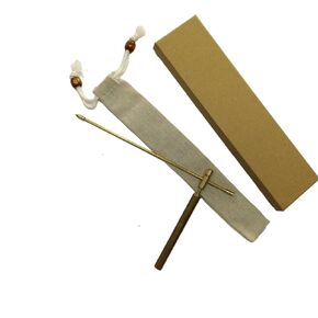 Dowsing Rods Brass Spirit Hunter Brass 1 pc in Bag, Water Divining, Energy Healing, Paranormal, Gold, Yes No Questions.