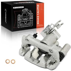 A-Premium Disc Brake Caliper Assembly with Bracket Compatible with Mazda Miata 1990 1991 1992 1993 - Rear Right Passenger Side
