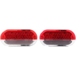 Pair Door Alarm Lamp Light Red WIth Lamp-socket Lamp holder Replaceable For V-W Beetle Golf Jet-ta 6Q0 947 411 6Q0 947 411 A 1J0 947 411 E