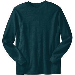 KingSize Men's Big & Tall Tall Waffle-Knit Thermal Crewneck Tee