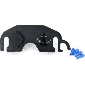 Xitomer Motorcycle Dash Panel, Fit for DL650 2004 2005 2006 2007 2008 2009 2010 2011 Vstrom 650, Lower Dash Cover, with Double USB & Voltmeter