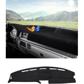 Autorder Dashboard Cover Mat for 1973-1977 1978 1979 Ford F100/F150/F250/F350/Bronco Pickup Truck Accessories Dash Cover Upgrade Velvet Dash Mat Sunshade Glare UV Rays Protector