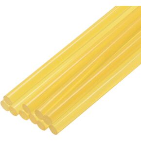 uxcell Mini Hot Glue Gun Sticks 11-inch x 0.27-inch for Glue Guns, Yellow Clear 10pcs