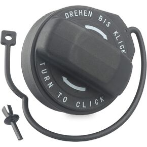 Gas Cap, Fuel Cap with Strap Clip Replace 99620124103, 996 201 241 03 Compatible with Porsche 986 987 996 997 - Compatible with Boxster 1997-2012, 1998-2013 Porsche 911, 2006-2012 Porsche Cayman