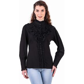 ThePirateDressing Women's Steampunk Victorian Renaissance Shirt Blouse