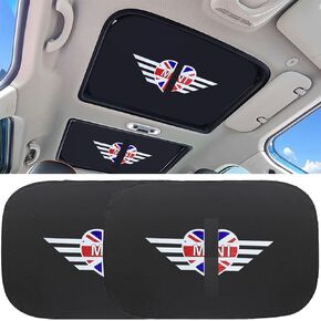 Mini Cooper Windshield Sunshade Union Jack Accessories for R55 R56 R57 R58 R59 R60 R61 F54 F55 F56 F60 (2007-Up ), 59 x 27.5 inches (150 x 70 cm)