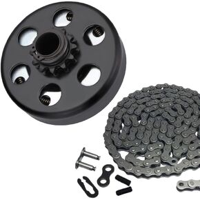 Go Kart Clutch 3/4 Bore 12T with #35 Chain, Centrifugal Clutch Fit for Go Kart Minibike Honda Engines 3/16 Key Way