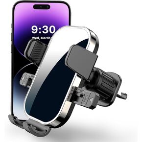 2024 The Newly Upgraded Car Vent Phone Mount with Metal Hook Clip,Stable,Easy to Install, Thick Phone Cases Friendly,Cell Phone Car Mount for iPhone SE,iPhone15 Pro Max,etc.