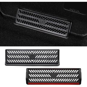 BASENOR 2024 Newest Air Vent Cover for Tesla Model 3 Highland Backseat Air Flow Grilles Protection Rear Seat Air Condition Outlet Protector Set of 2