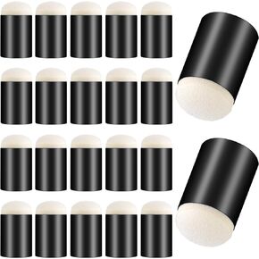 Thinp 20 pcs Finger Sponges Daubers,Finger Painting Sponge Craft Drawing Sponge Dauber Set Finger Daubers for Crafting Painting Chalk Ink Card Making Drawing