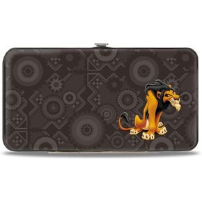 Buckle-Down Women's Hinge Wallet-The Lion King Scar, 7" x 4"