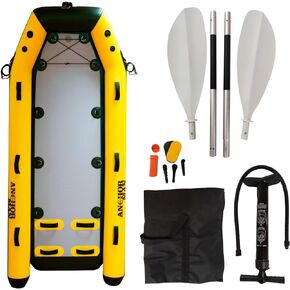 Inflatable Bodyboard Water Rescue Sled Inflatable Floating Mat Inflatable Jet Ski Sled Board for Professional Emergency Rescue by Lifeguards, Fire & Rescue, Big Wave Surfing