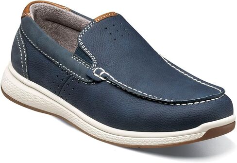Florsheim Boy's Crossover Moc Toe Slip-on Jr. (Toddler/Little Big Kid) Loafer in Saudi Arabia