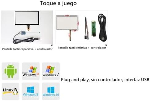 3.5" TFT LCD Display Screen RGB LCD Display Module 320 x 240 Display Resolution Compatible with LQ035NC111 54pin LCD in Kuwait